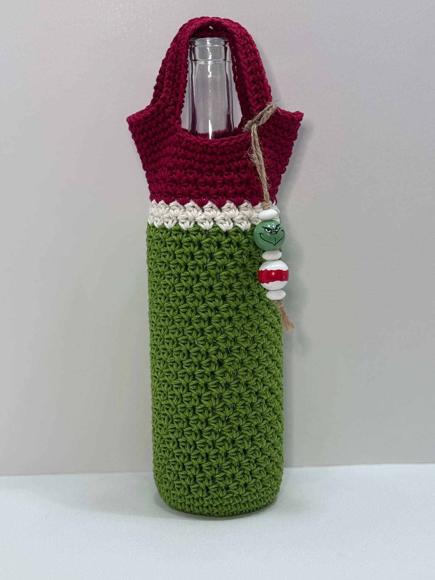 Wine Bottle Tote (Crochet)