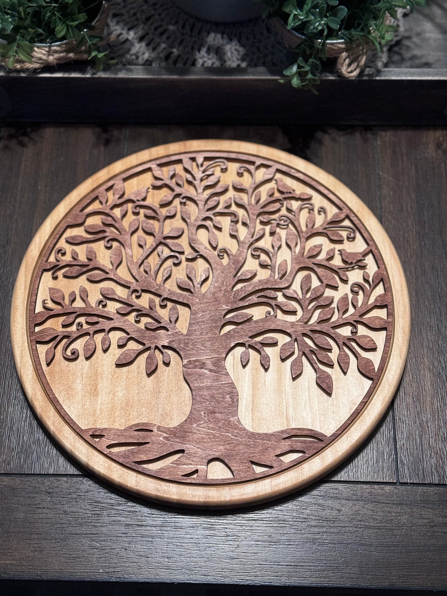 Tree of Life Laser Etched Sign