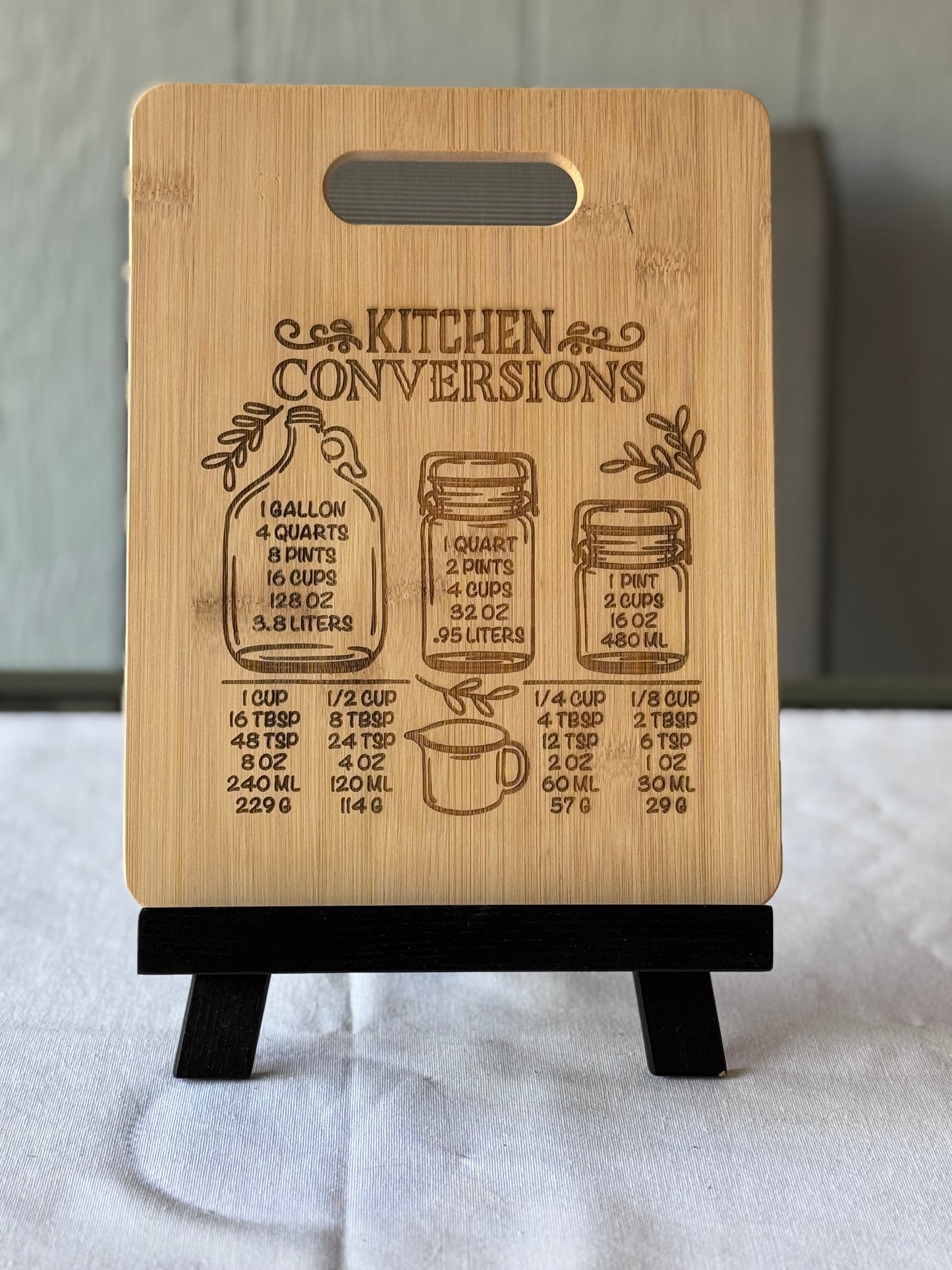 11”x9” Customized Bamboo Cutting board