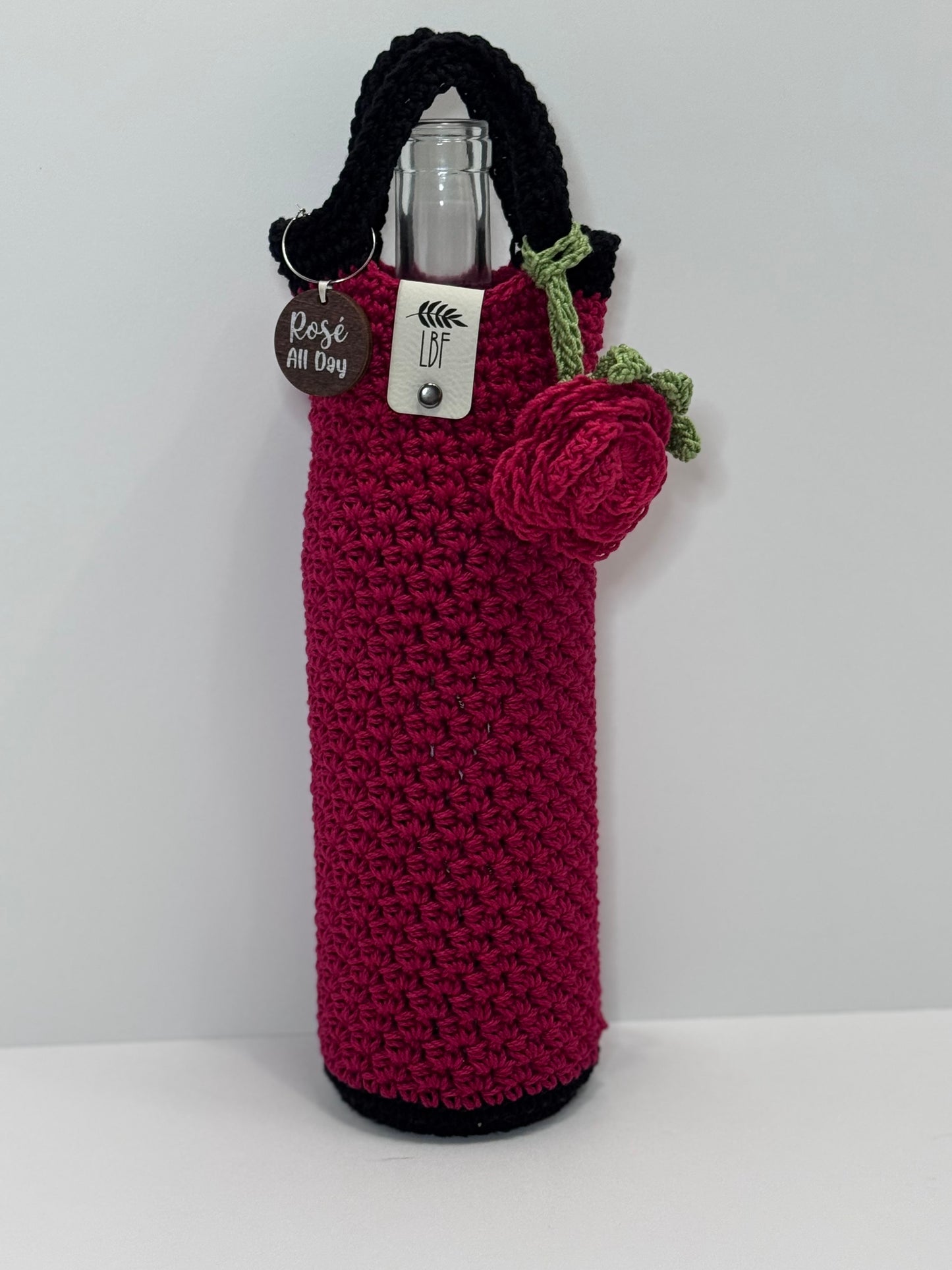 Wine Bottle Tote (Crochet)