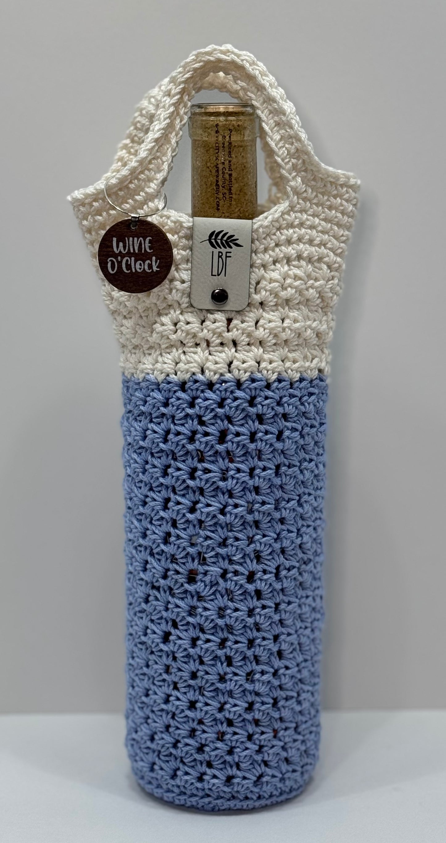 Wine Bottle Tote (Crochet)