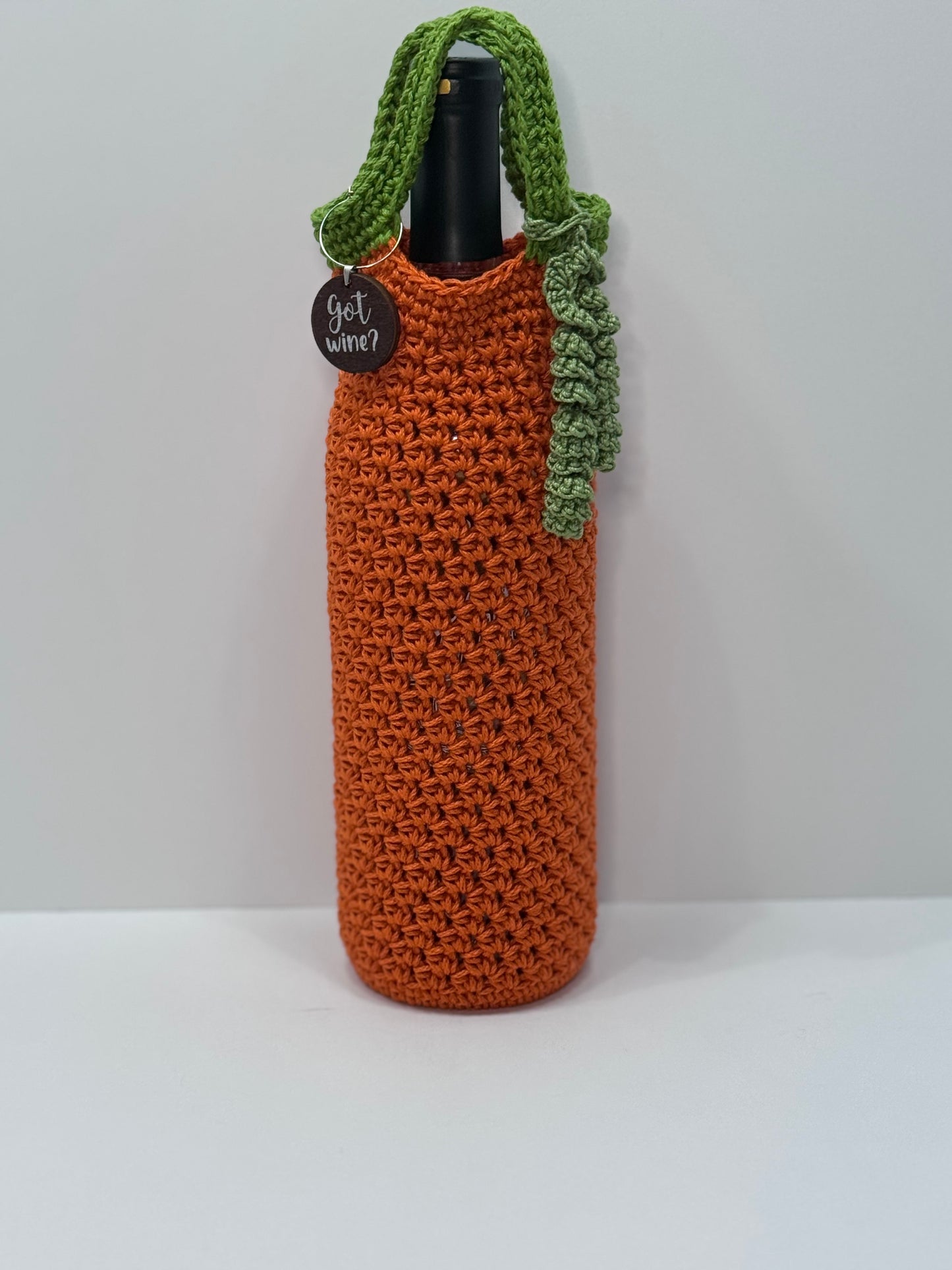 Wine Bottle Tote (Crochet)