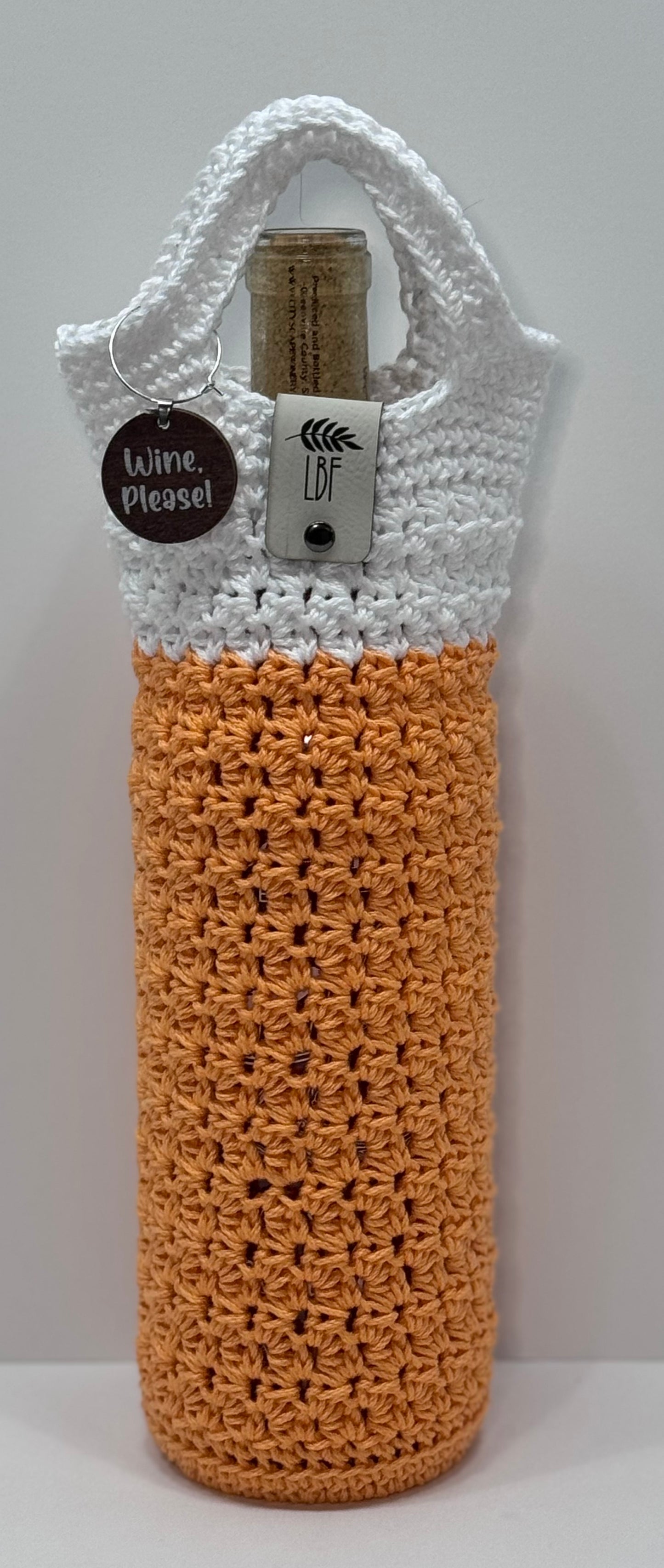 Wine Bottle Tote (Crochet)