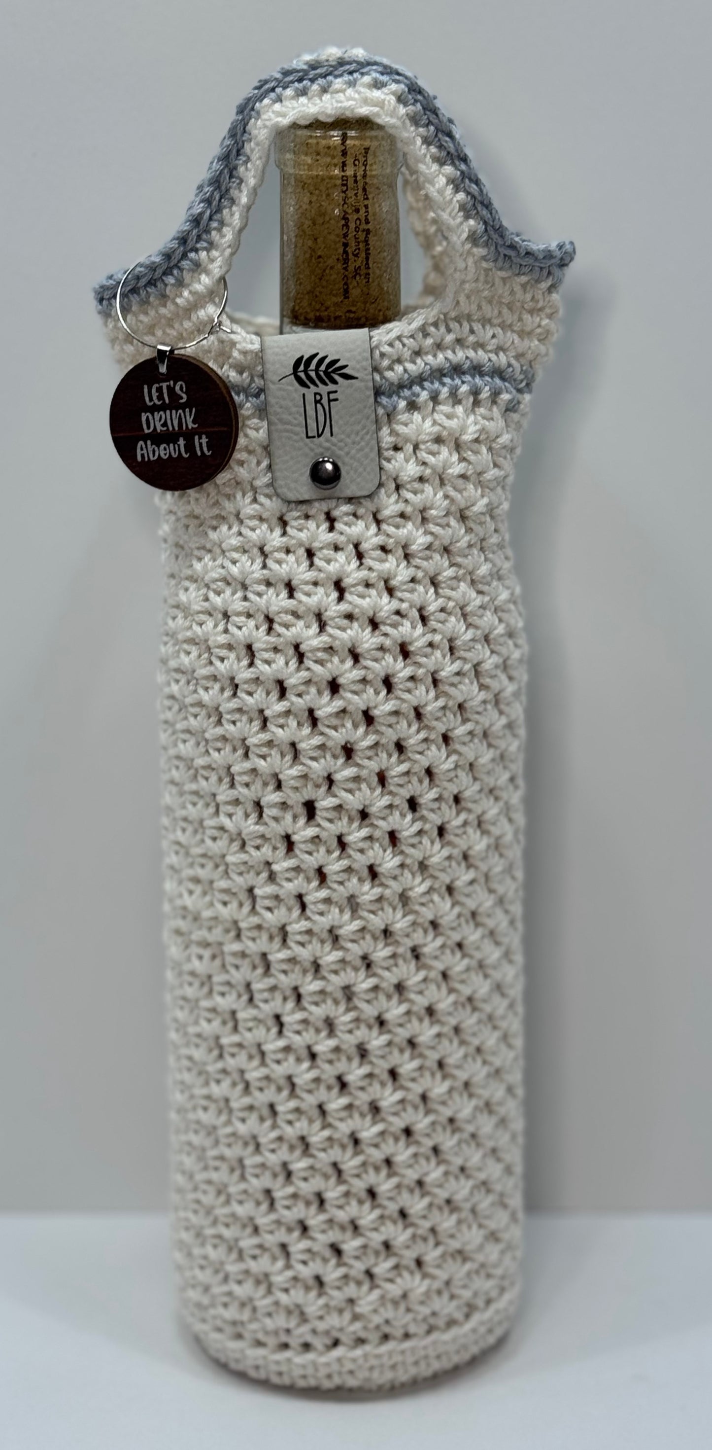 Wine Bottle Tote (Crochet)