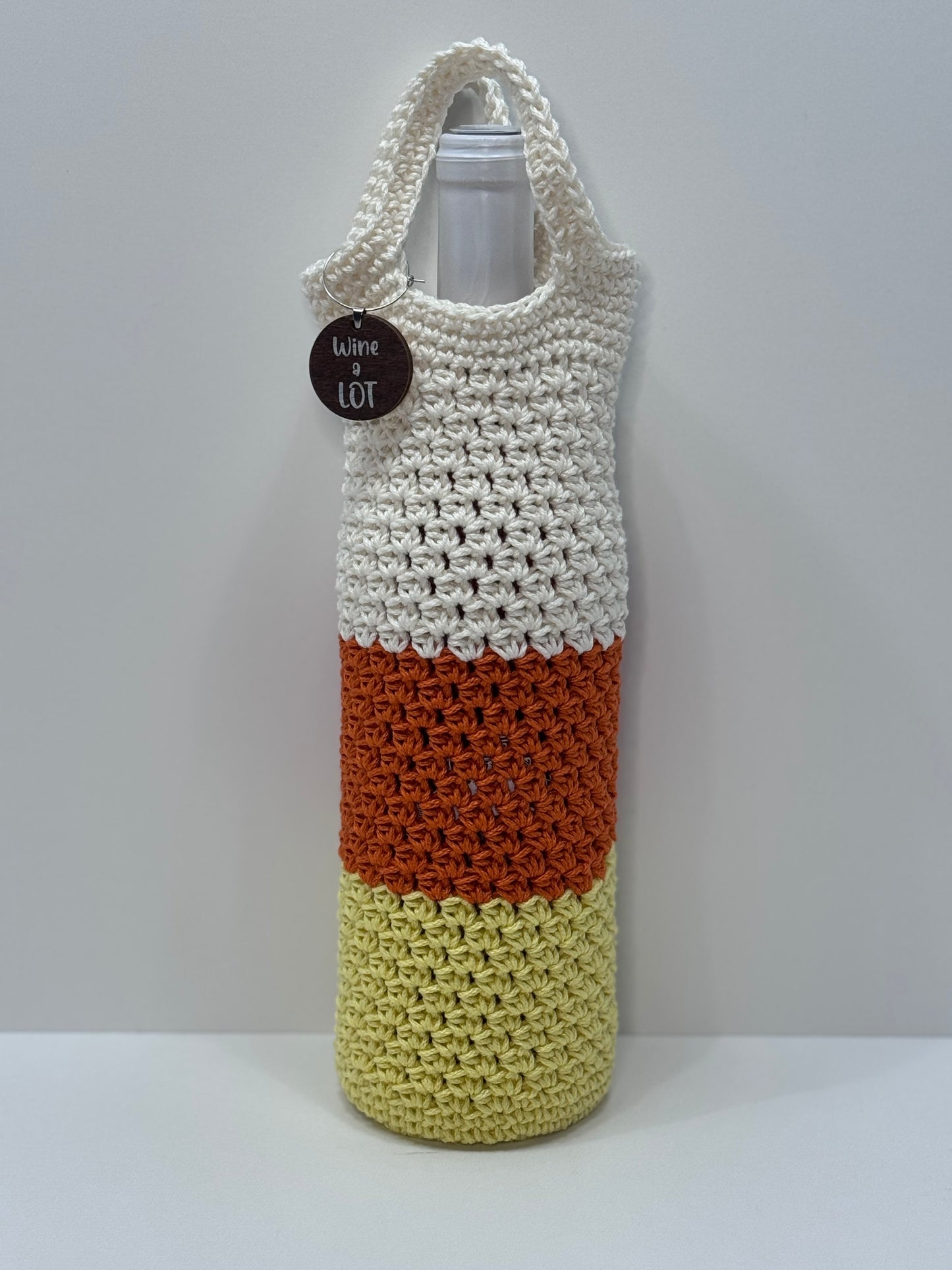 Wine Bottle Tote (Crochet)