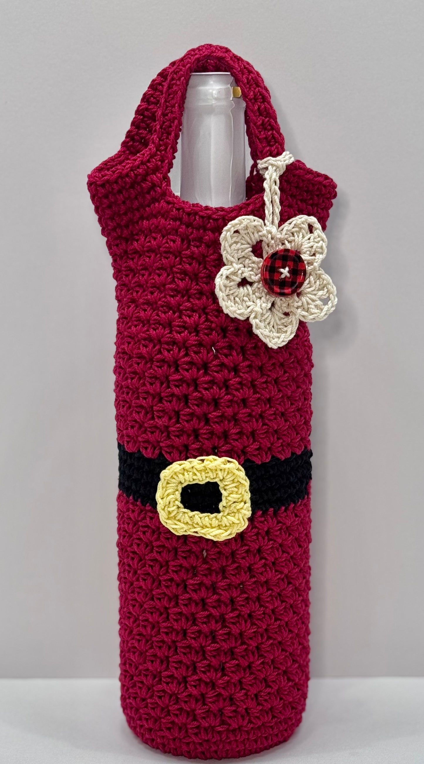 Wine Bottle Tote (Crochet)