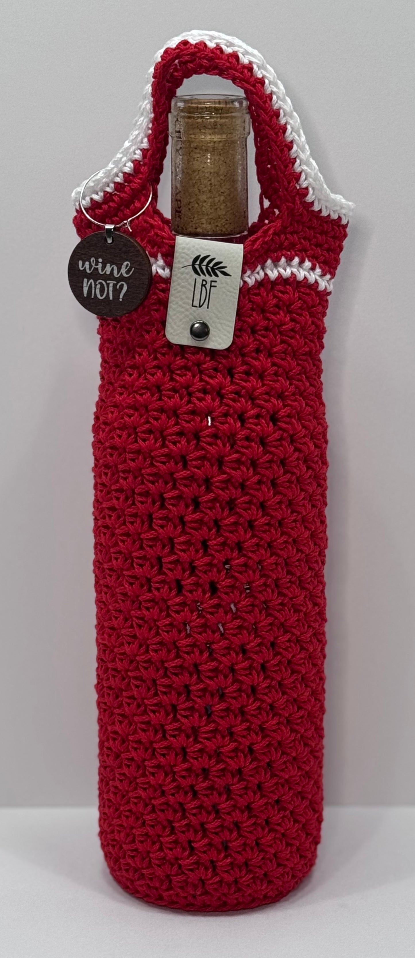 Wine Bottle Tote (Crochet)
