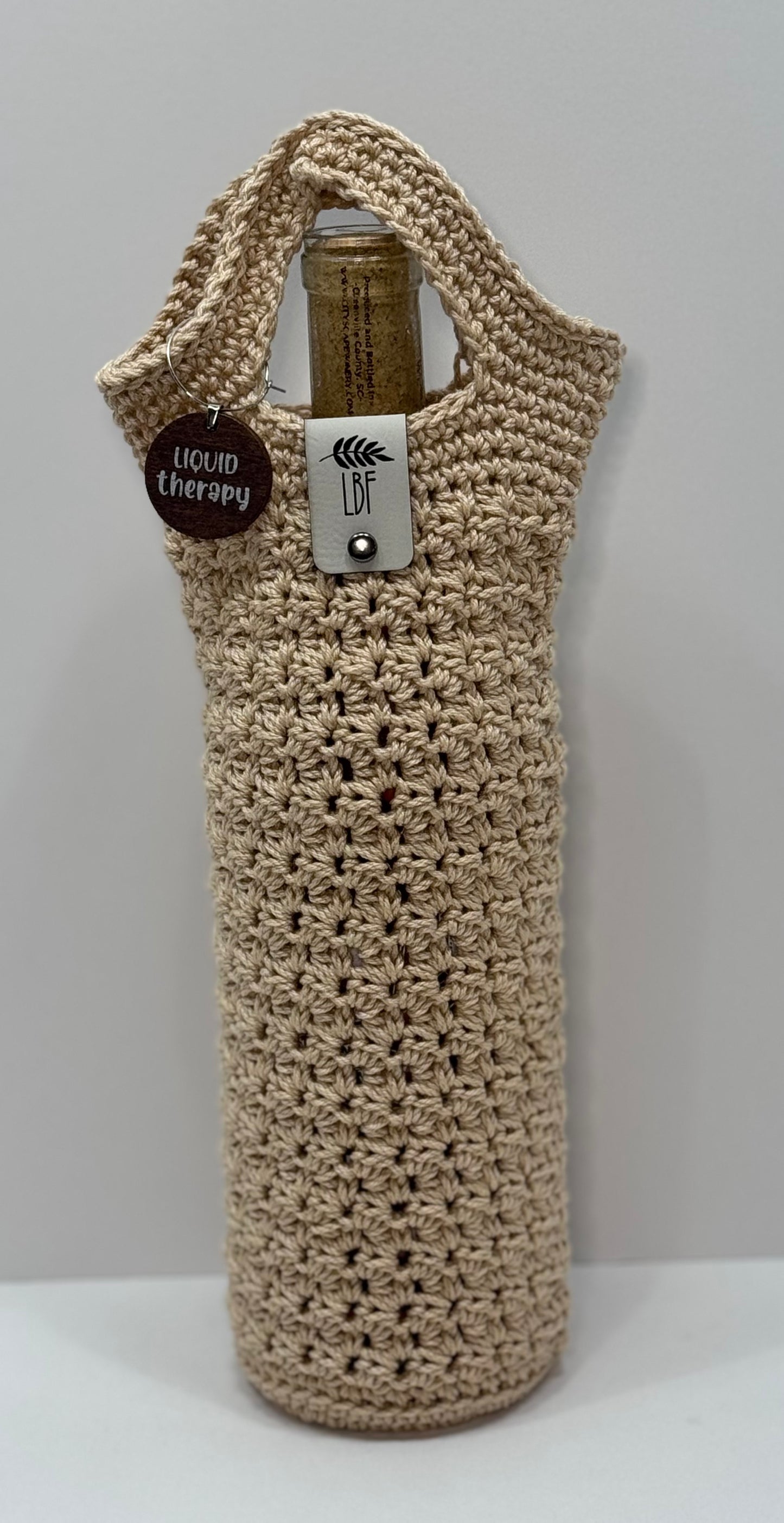 Wine Bottle Tote (Crochet)