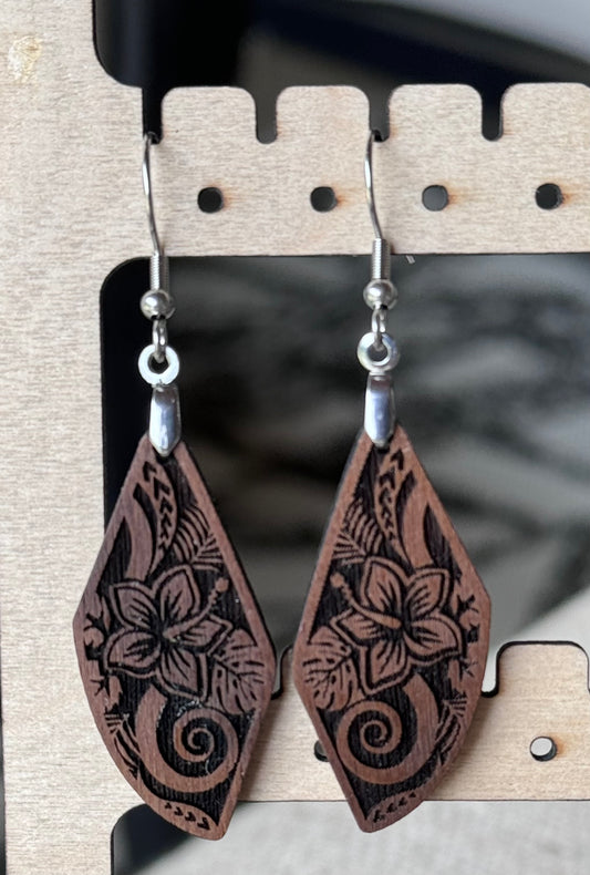 Earrings - Laser Etched