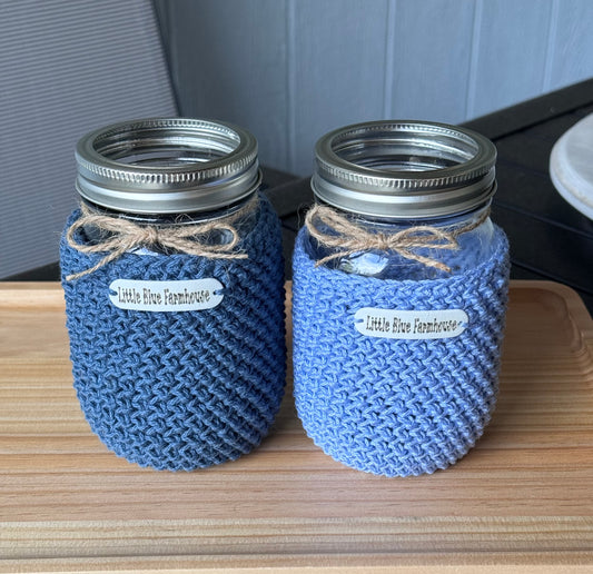 Crochet Mason Jar Cozy Pattern (Pint)